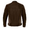 Blouson cuir moto (GT Trophy marron)  GASOLINE