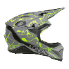 Casque MX (Série 1 Splash gray/neon yellow) O'NEAL