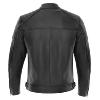 Blouson cuir moto (GT Trophy noir)  GASOLINE