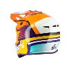 Casque MX orange/bleu/jaune (Blur S818) SWAP'S