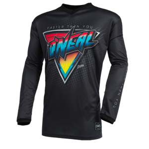 Maillot MX/VTT/DH (ELEMENT jersey speed metal black/multi) O'Neal