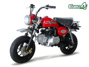 Moto 125cc Euro4 (MONKEY rouge) SKYTEAM