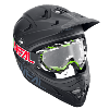 Masque MX/VTT DH (B10 STREAM noir vert/clear) O'NEAL