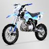 Pit-Bike (RFZ 125 Open enduro bleue) APOLLO MOTORS