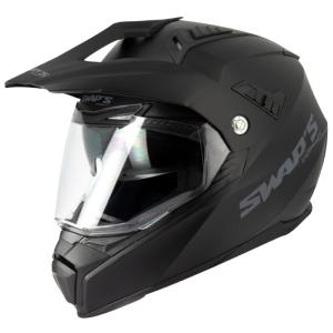 Casque enduro/quad (S789 noir mat) SWAPS