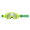 Masque MX/VTT DH (B20 Flat néon jaune blue/clear) O'NEAL