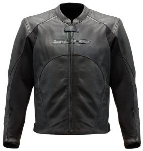 Blouson cuir homme moto route black série perforé  (homolgué CE) GASOLINE