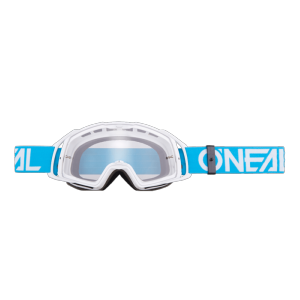 Masque MX/VTT DH (B20 Flat pétrol white/clear) O'NEAL