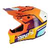 Casque MX orange/bleu/jaune (Blur S818) SWAP'S