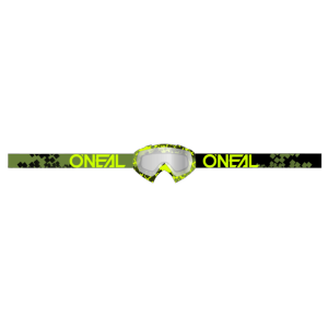 Masque MX/VTT DH (B10 pixel neon jaune/clear ) O'NEAL